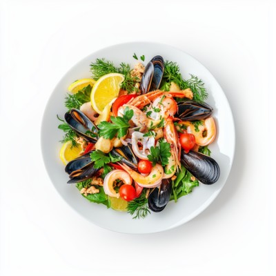 Фирменное блюдо Морской гриль прованс - купить в Кроянском